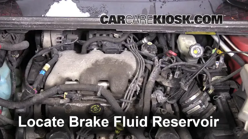 2001 Pontiac Aztek 3.4L V6 Brake Fluid Add Fluid